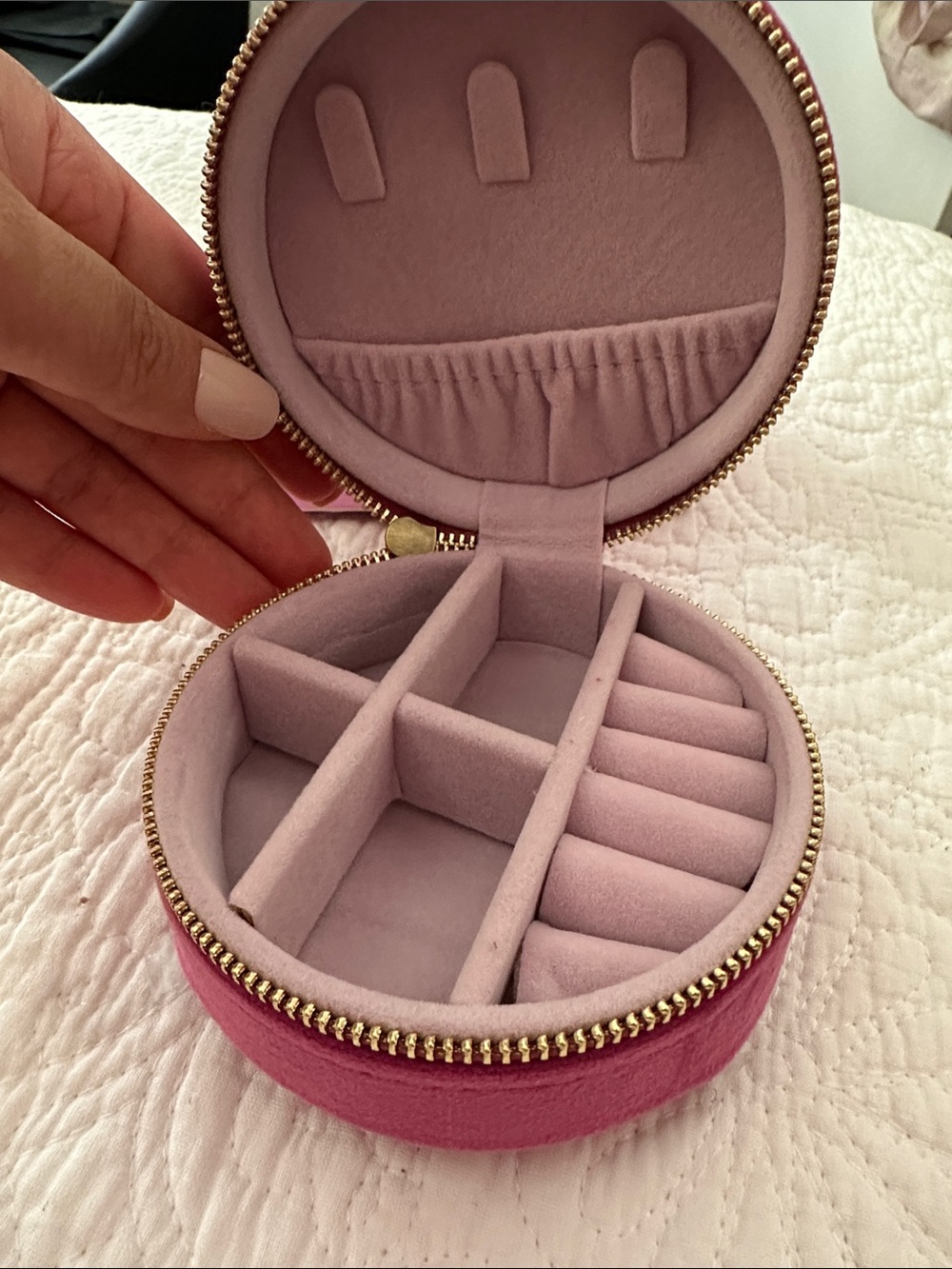 Kensie Pink Travel Jewelry Organizer